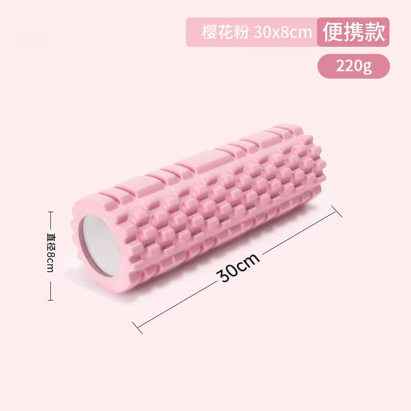 Yoga Foam Roller Muscle Massage Block Pilates Tools Yoga Column Fitness Foam Roller Set Gym Yoga Brick Exercise Equipment