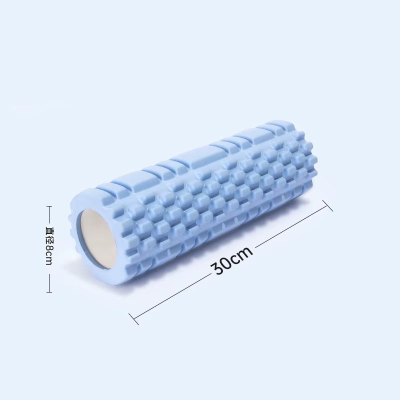 Foam Roller Yoga Column Fitness Yoga EVA Foam Roller Yoga Stick Deep Tissue Massage Roller, Suitable for Back/Waist/Leg Muscle