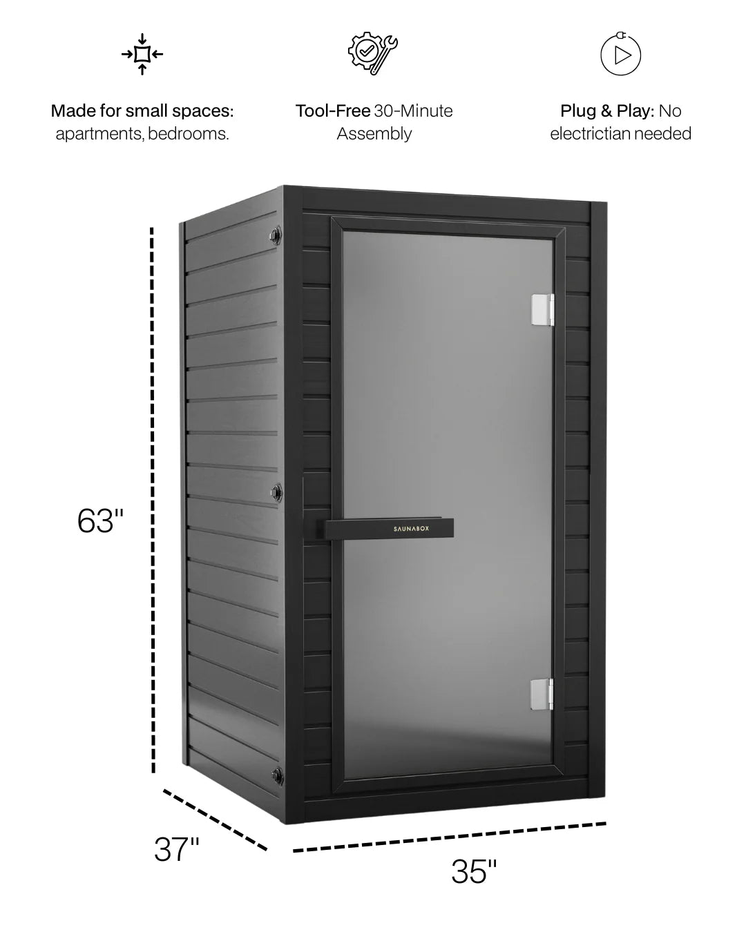 Solara Full Spectrum Single-Person Infrared Sauna