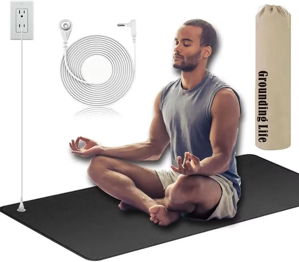 Grounding Mat Comfortable PU Grounding Pad Healthy Balance Grounding Mat for Improve Your Sleep Patterns and Relieve Anxiety